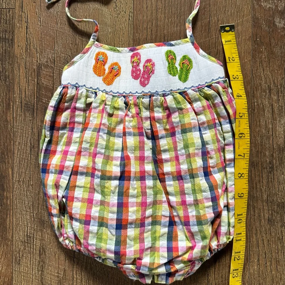 Baby Petite Palace Plaid Bodysuit 6 Months Multi-color